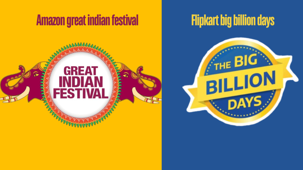 Amazon, Flipkart, amazon great indian festival and flipkart big billion days